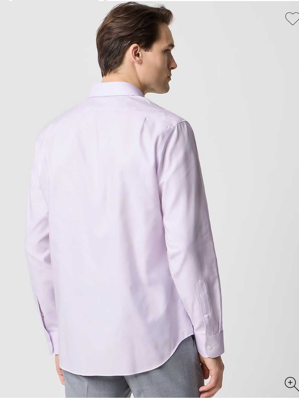 J. Crew Factory Light Lavender Dress Shirt - Picture 3 of 6